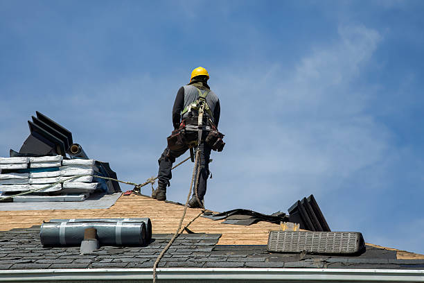 Professional Roofing technician working in Avery, ID